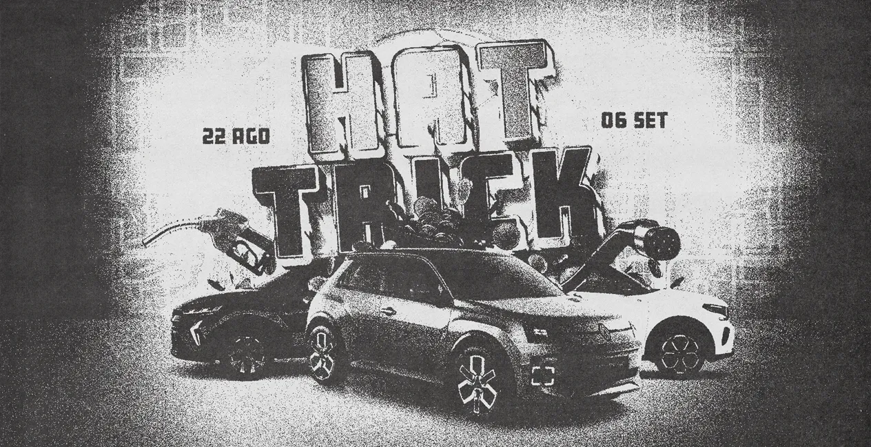 Hat-Trick Benecar: novo carro, três ofertas. A escolha é sua.