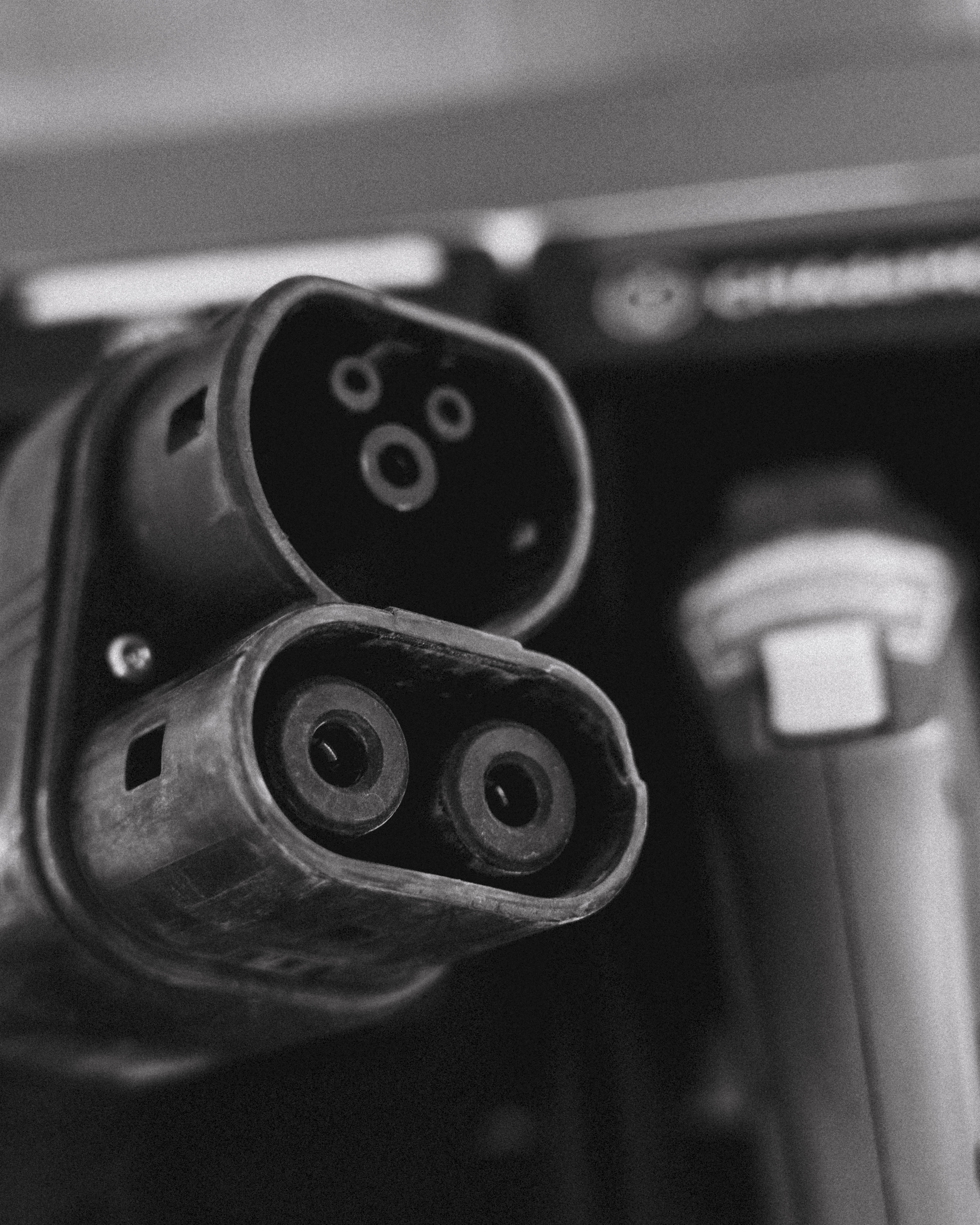 Conector CCS Combo 2 utilizado no carregamento DC rápido de carros elétricos